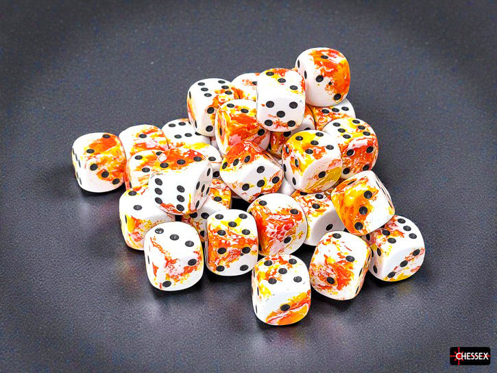 Chessex - Brush 12mm d6 Block (36 Dice)