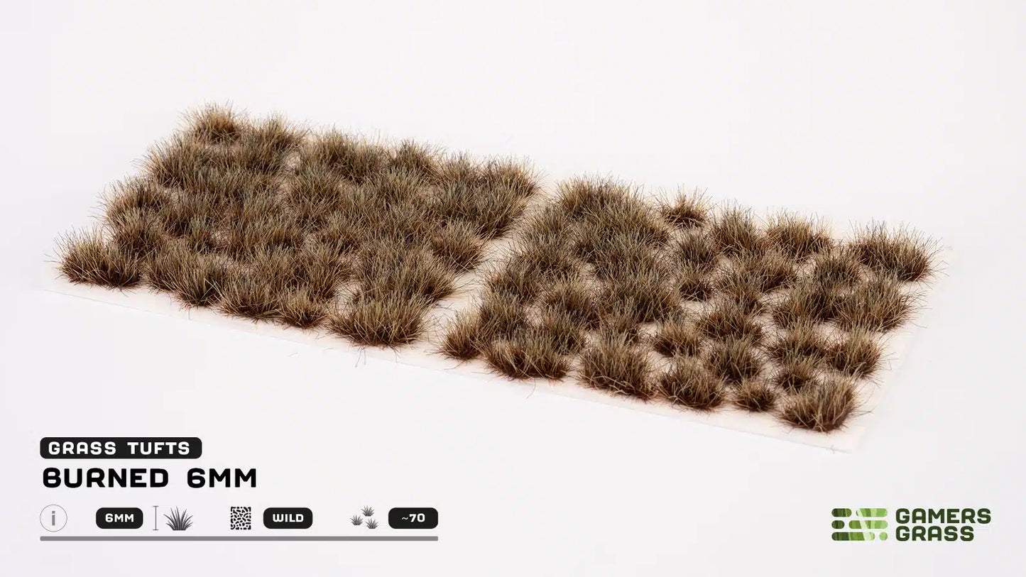 Burned 6mm Wild Grass Tufts