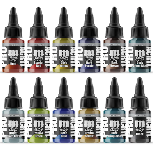 Monument Hobbies - Pro Acryl 1-Step Paint: Set #2