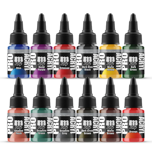 Monument Hobbies - Pro Acryl 1-Step Paint: Set #1
