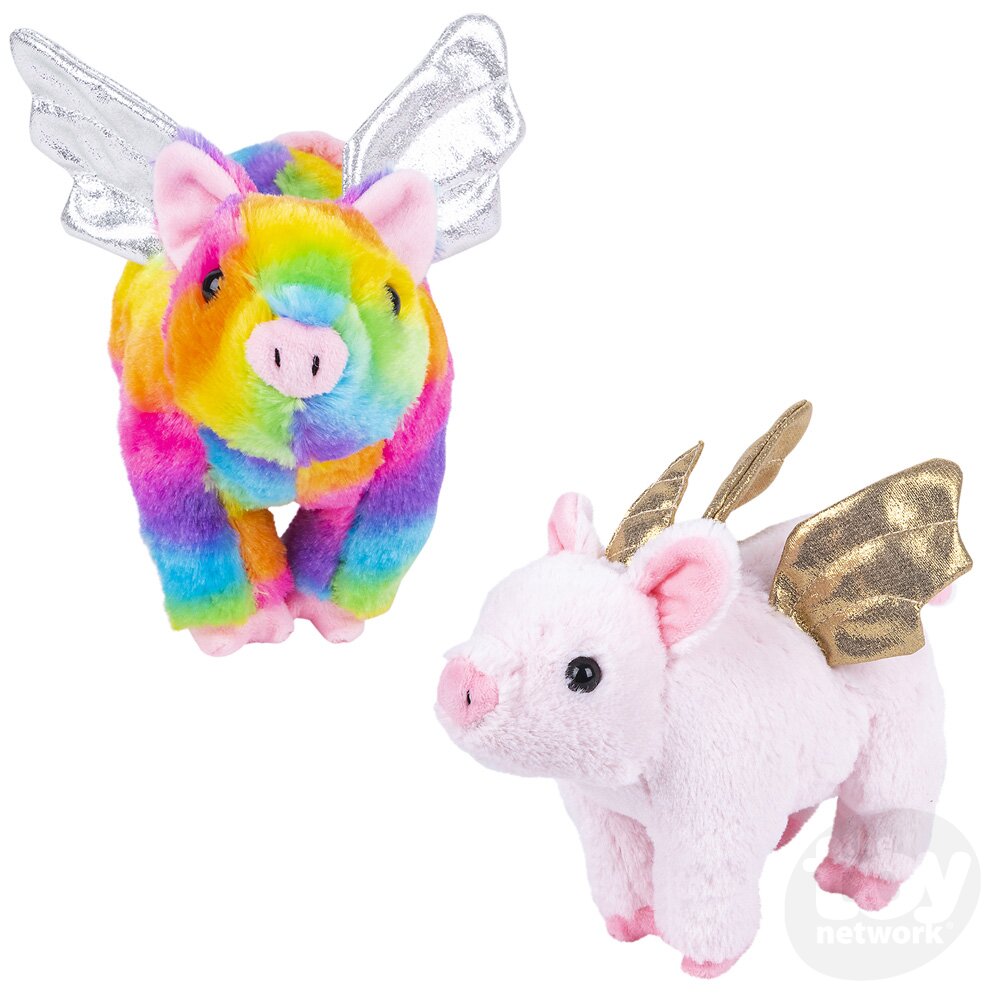 Plush Fairy Pig