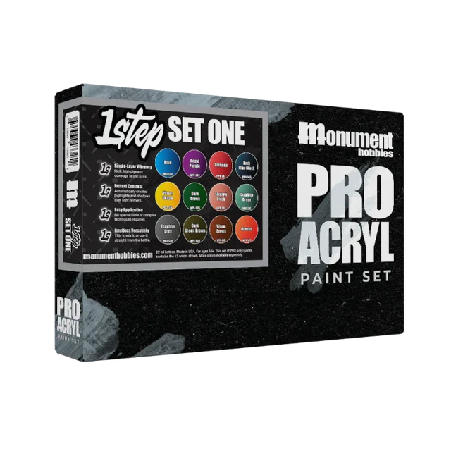Monument Hobbies - Pro Acryl 1-Step Paint: Set #1