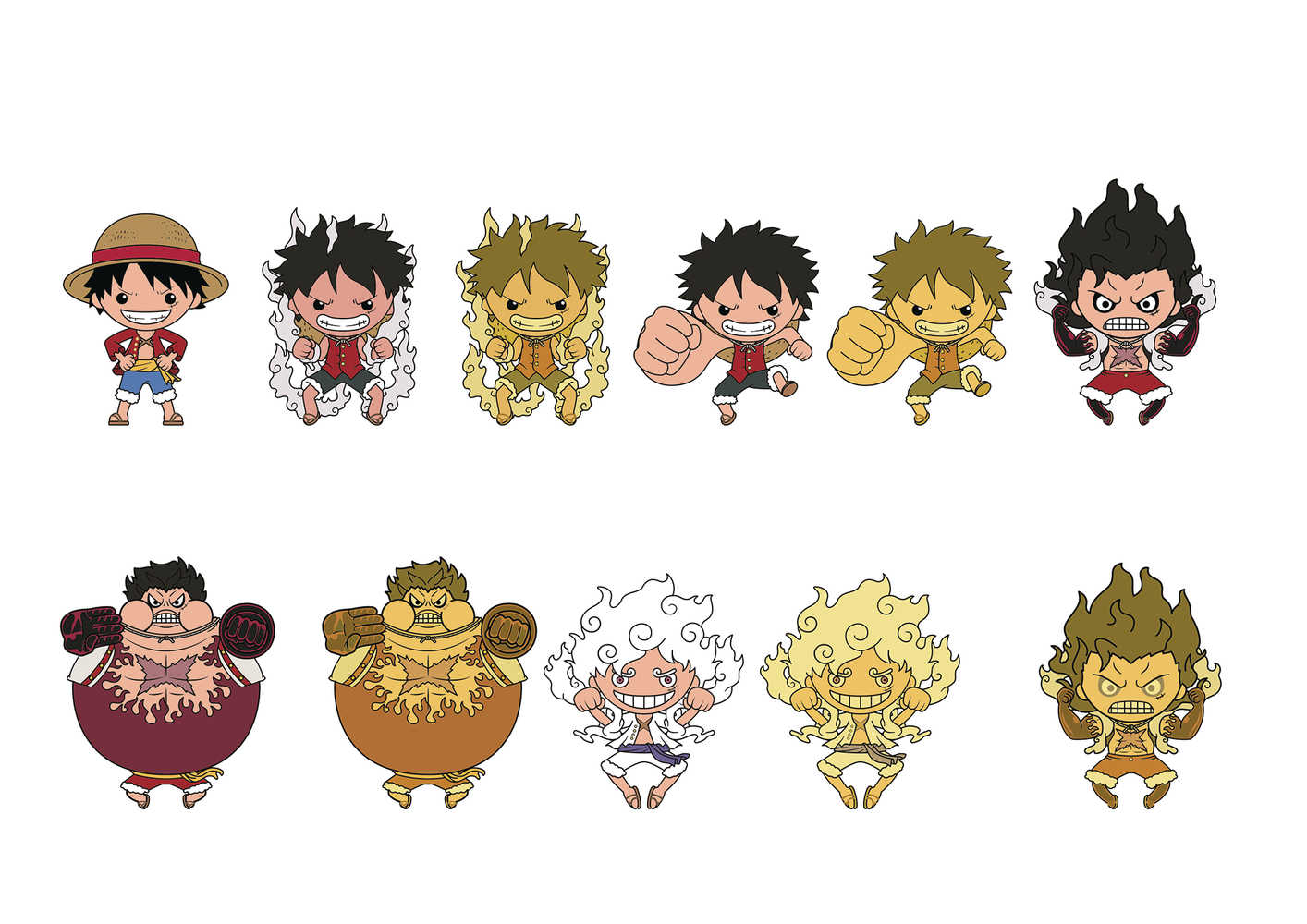 One Piece Series4 3D Foam Bag Clip (Mystery)