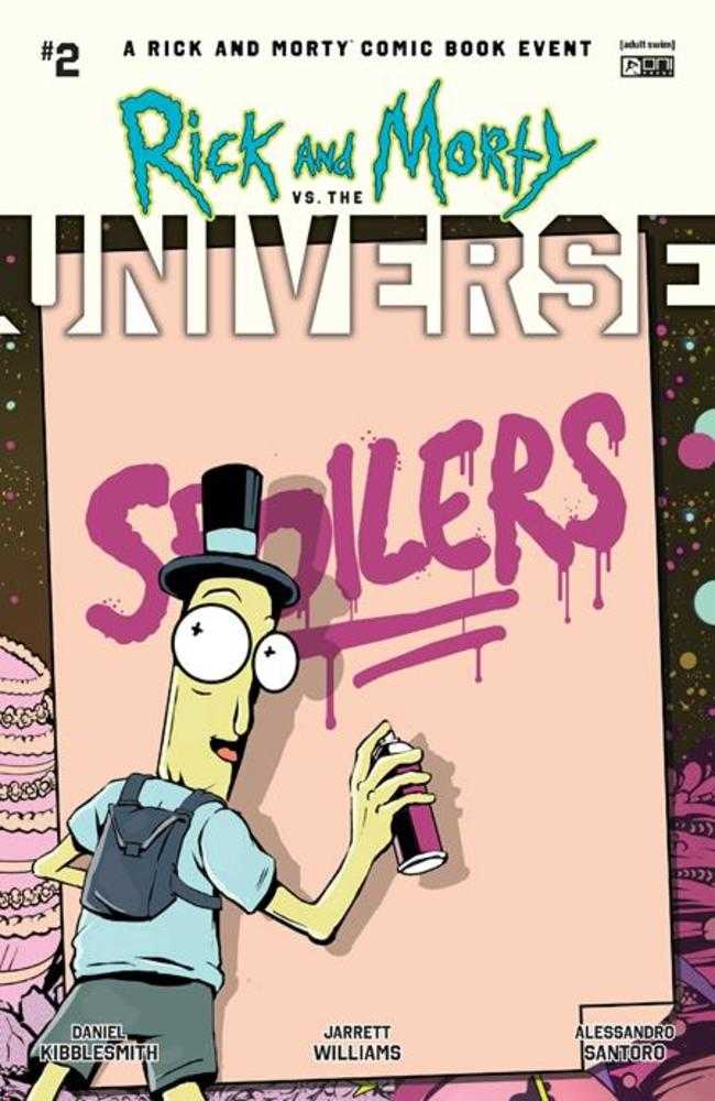 Rick And Morty vs The Universe #2 (Of 4) Cover C 1 in 10 Flops Interlocking Variant