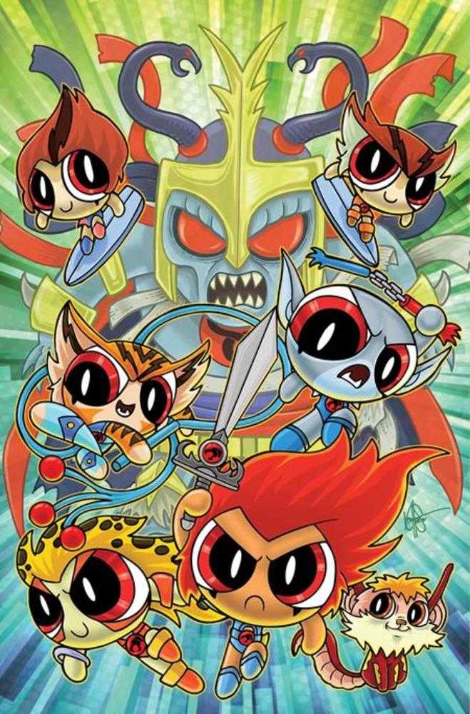 Thundercats Powerpuff Girls #3 Cover L Inc 1:5 Ken Haeser Virgin Foc Bonus Variant