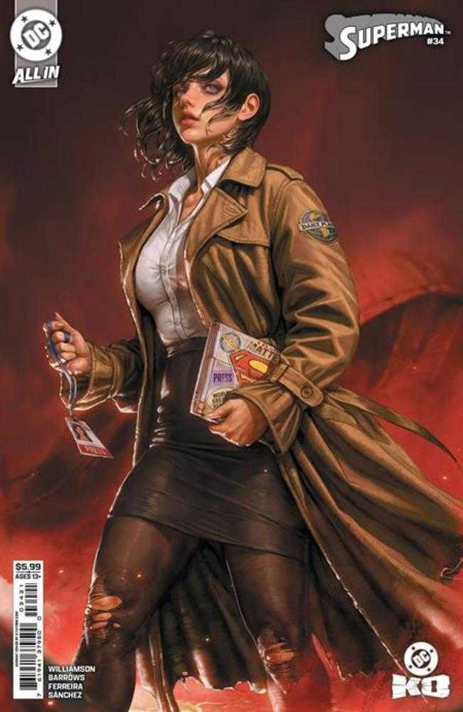 Superman #34 Cover B Kyuyong Eom Card Stock Variant (DC K.O.)