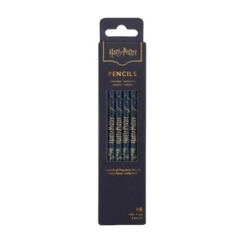 Harry Potter Collection Legends Of Hogwarts Pencils 4 Pack