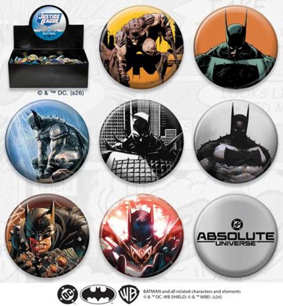 DC Absolute Batman Assorted Button (1 count)