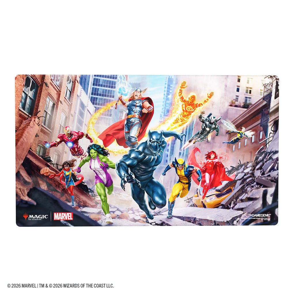 Magic: The Gathering | Marvel Super Heroes Shiny Playmat - Marvel Super Heroes