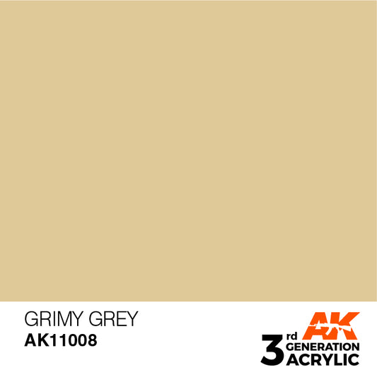 AK Interactive 3G Acrylic Paint: Grimy Grey
