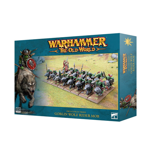 Warhammer The Old World - Orc & Goblin Tribes, Goblin Wolf Rider Mob