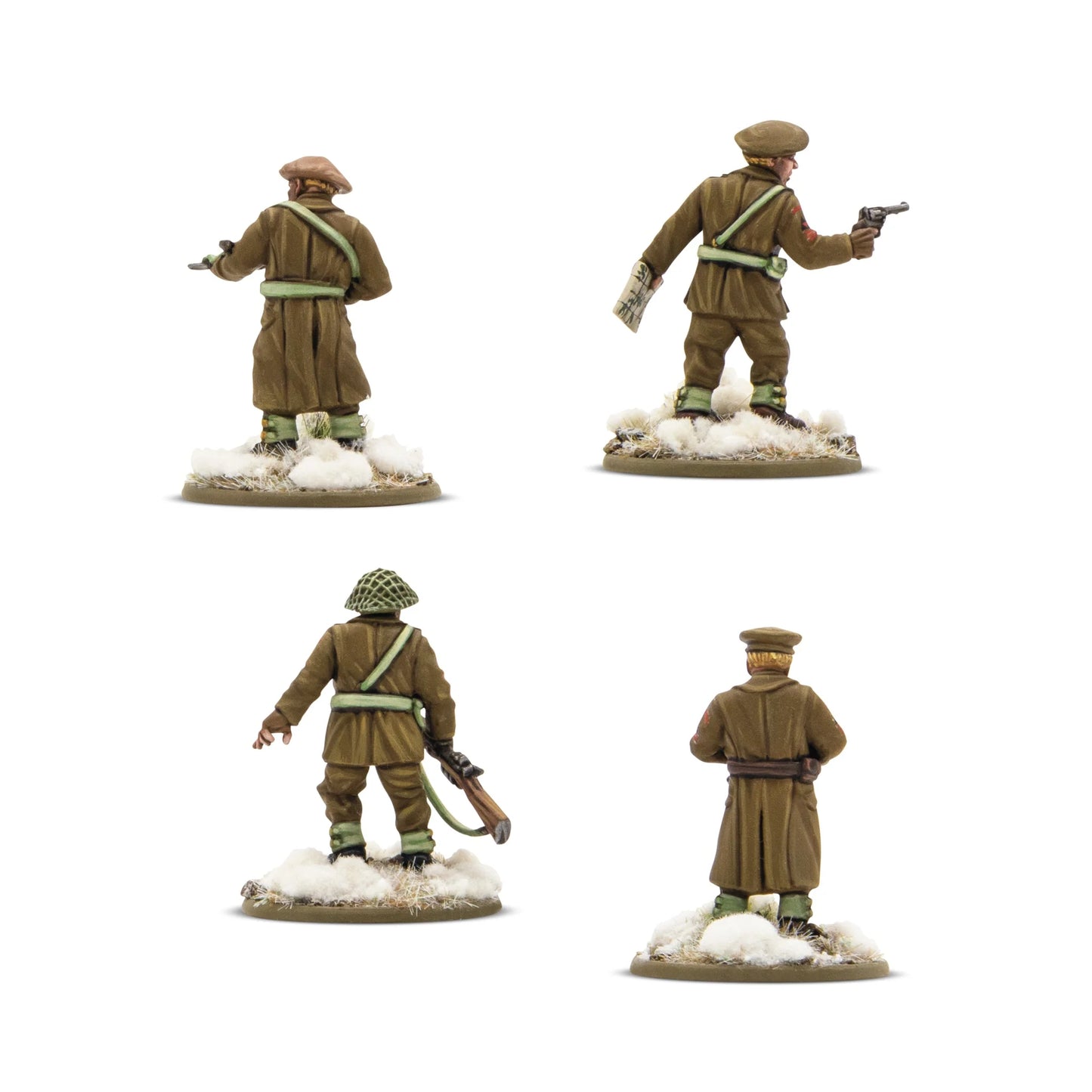 Bolt Action: British & Canadian Infantry (Winter) Platoon Commanders