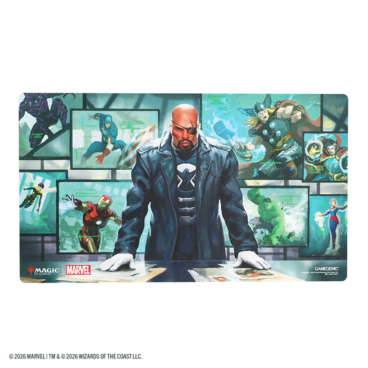 Magic: The Gathering | Marvel Super Heroes Prime Playmat - Director Nick Fury