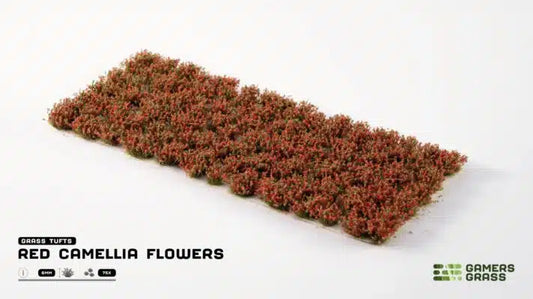 Gamers Grass: Red Camellia Flowers