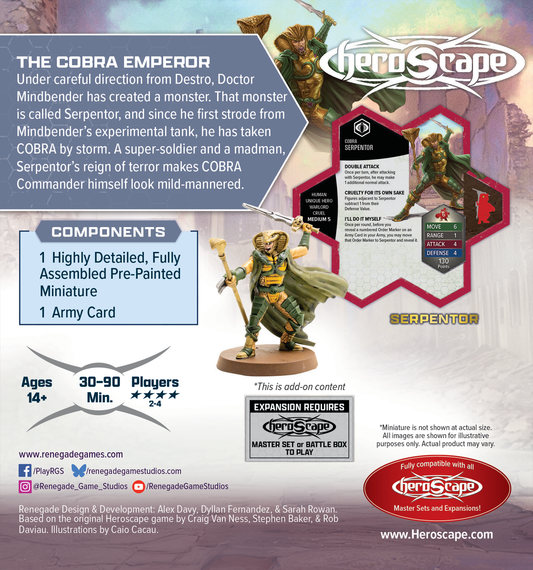 Heroscape: G.I. JOE Serpentor
