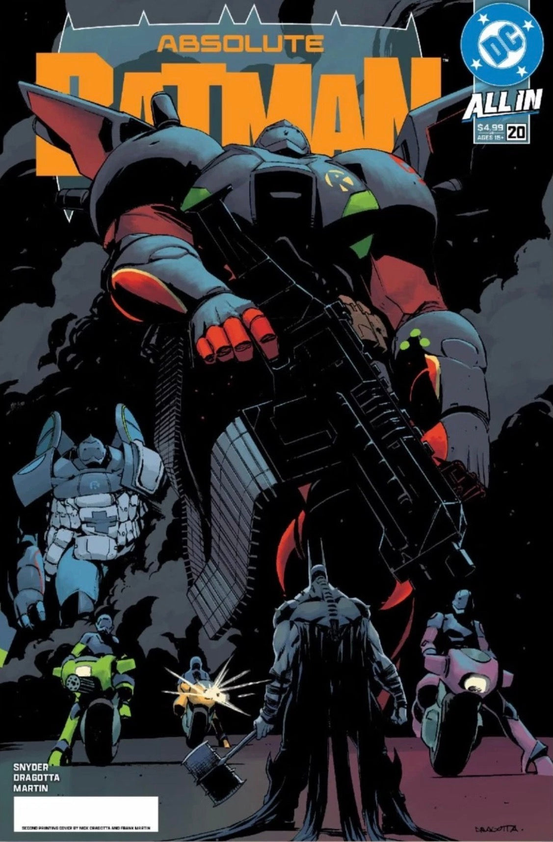 Absolute Batman #20 Cover A Nick Dragotta (Replacement Copies/2nd Print)
