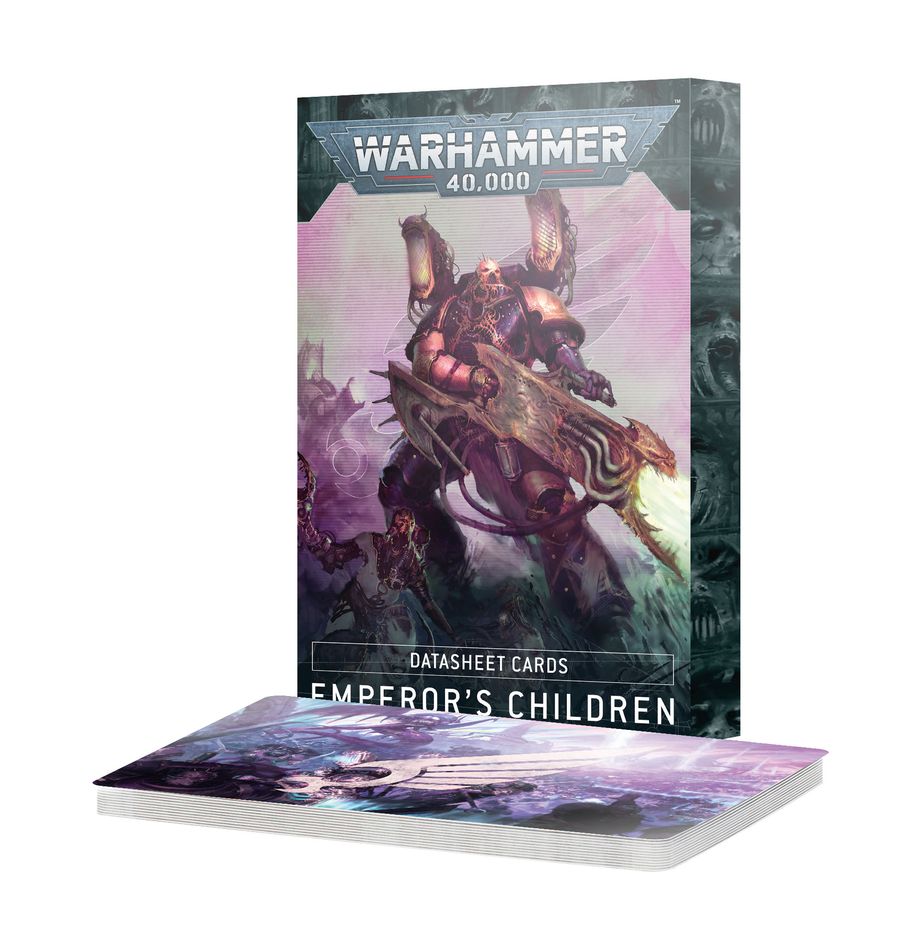 Warhammer 40K - Emperor's Children, Datasheet Cards 2025