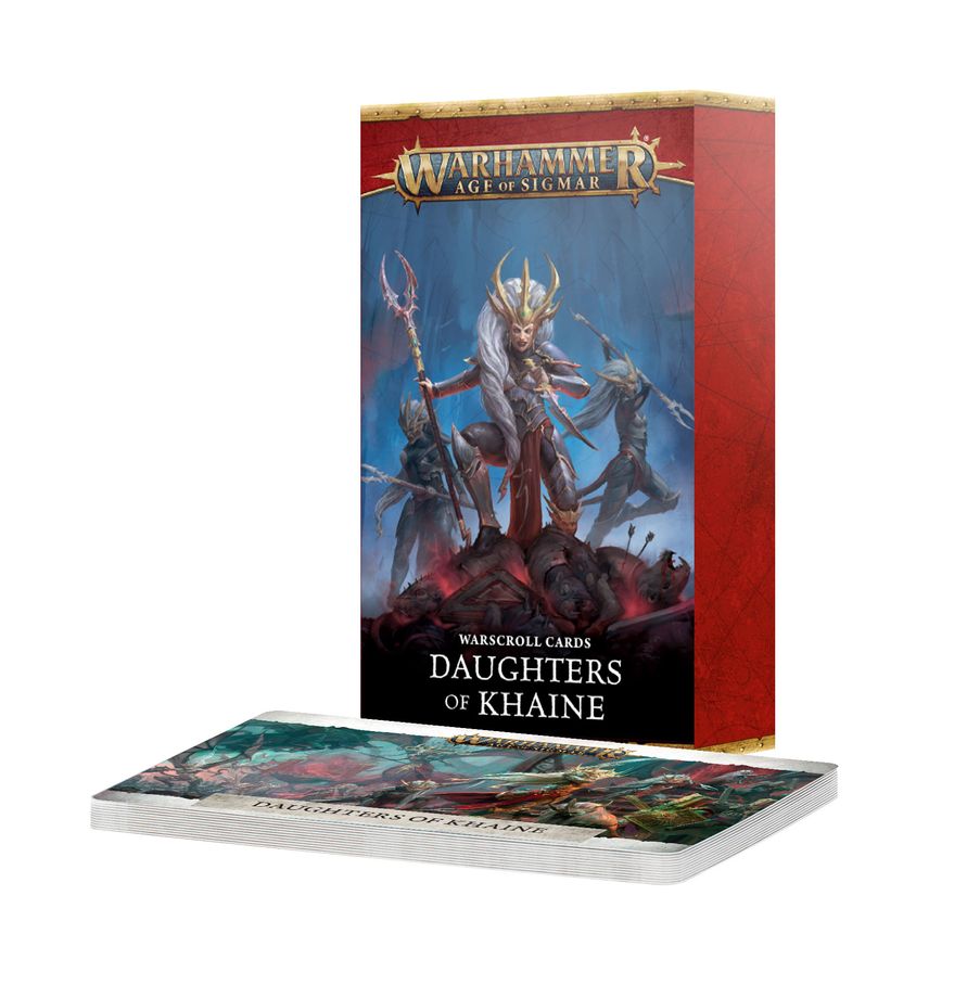 AOS - Daughters of Khaine: Warscroll Cards (2026)