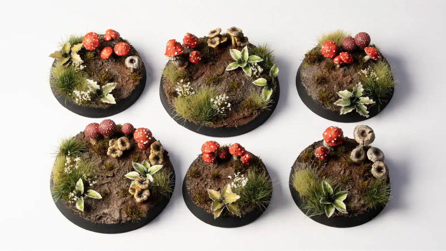 Gamers Grass Forest Mushrooms Basing Bits
