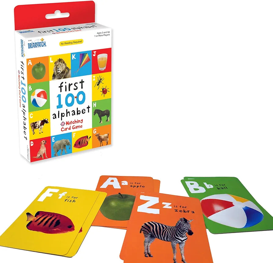 First 100 Alphabet- Matching Card Game