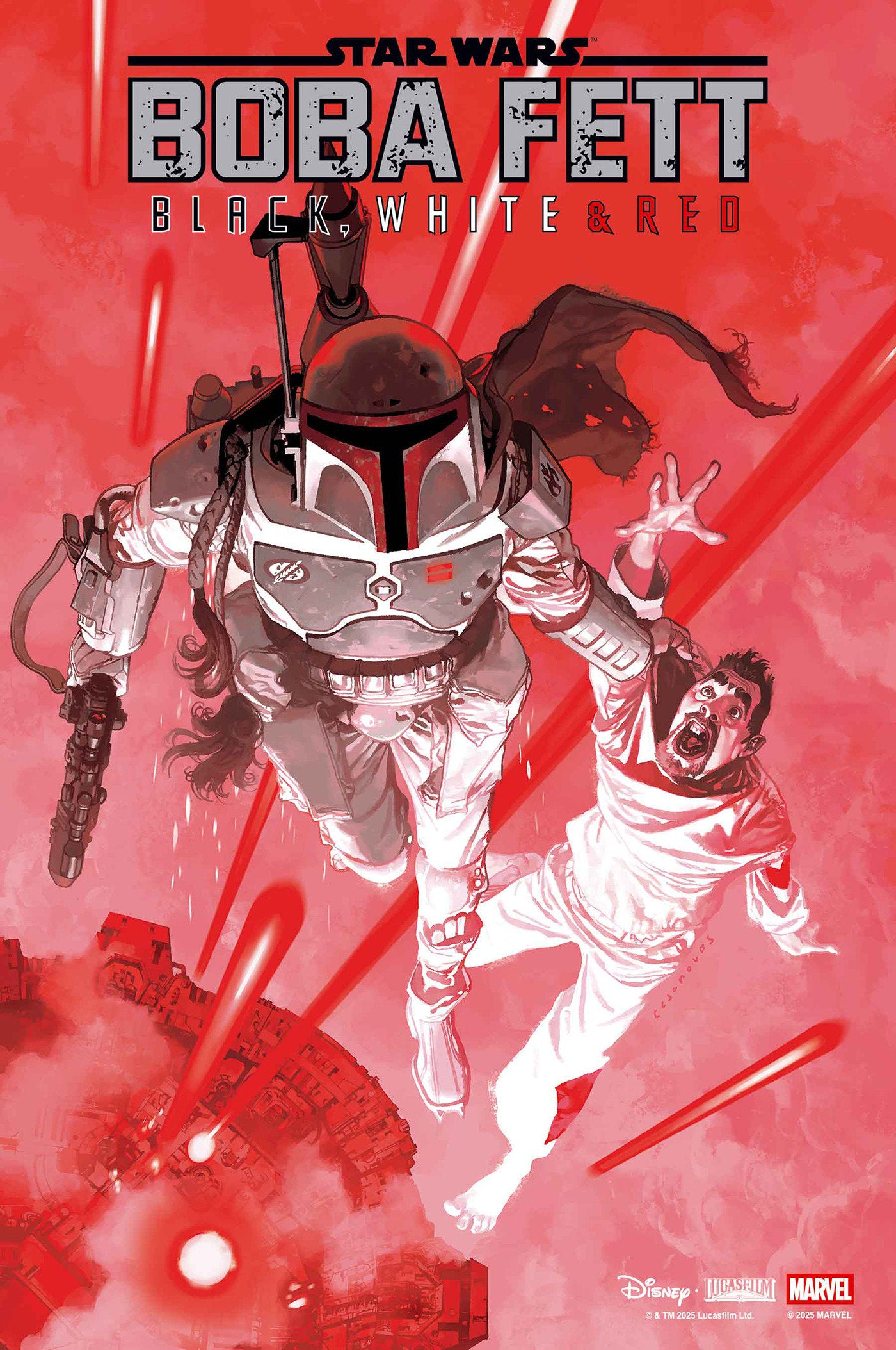 Star Wars: Boba Fett Black, White & Red #1 Josemaria Casanovas Variant