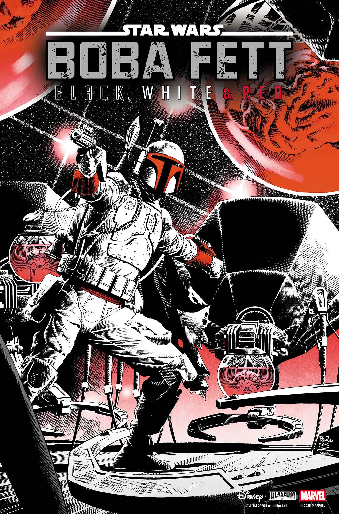 Star Wars: Boba Fett Black, White & Red #3 Paulo Siqueira Variant