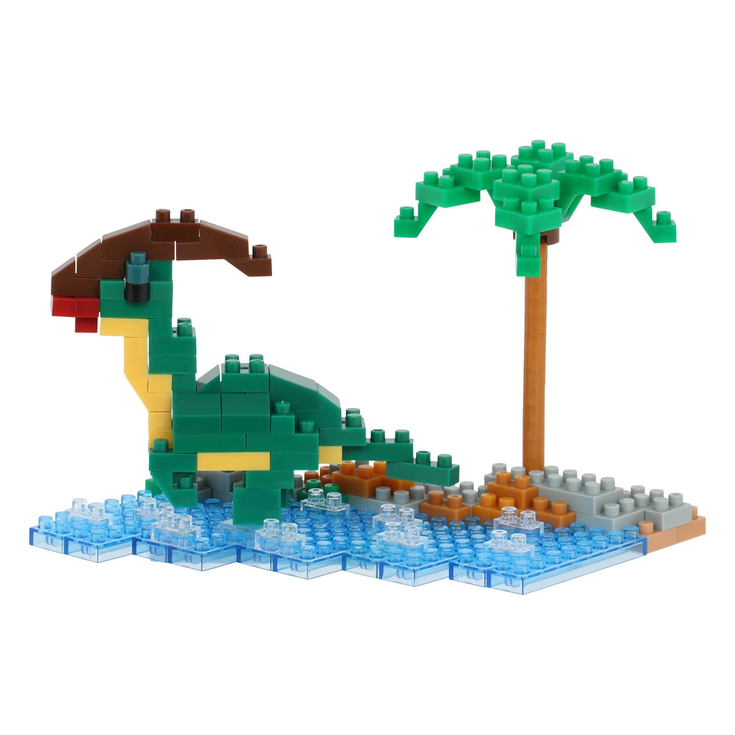 Nanoblock - Waterslide Parasaurolophus
