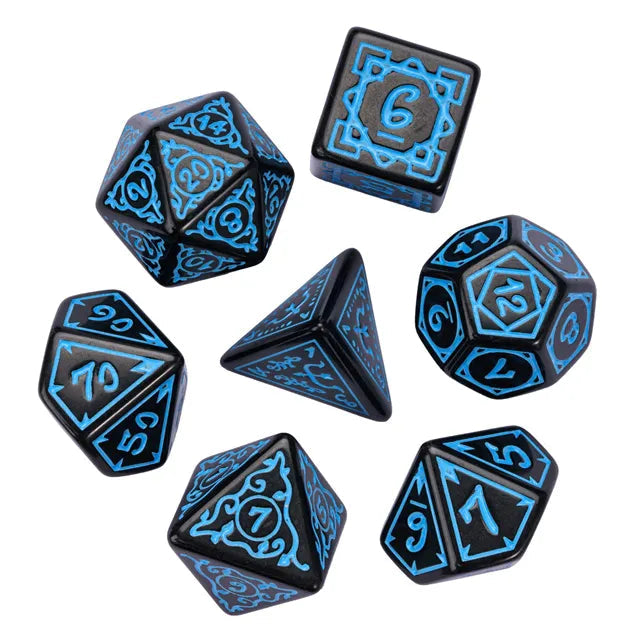 Foam Brain - Cryptic Knots: Ocean RPG Dice Set