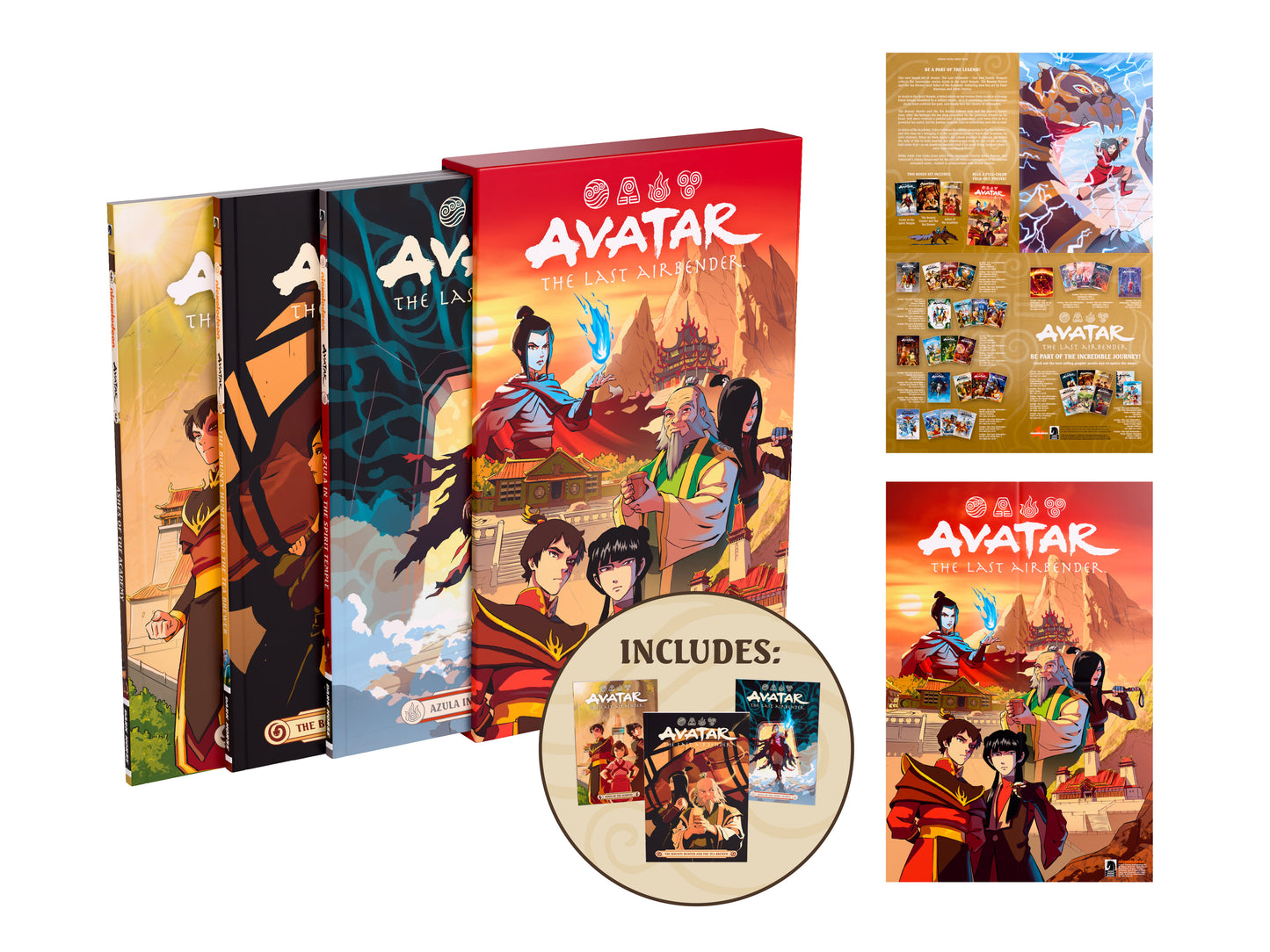 Avatar: The Last Airbender Fire And Family Treasury Boxed Set