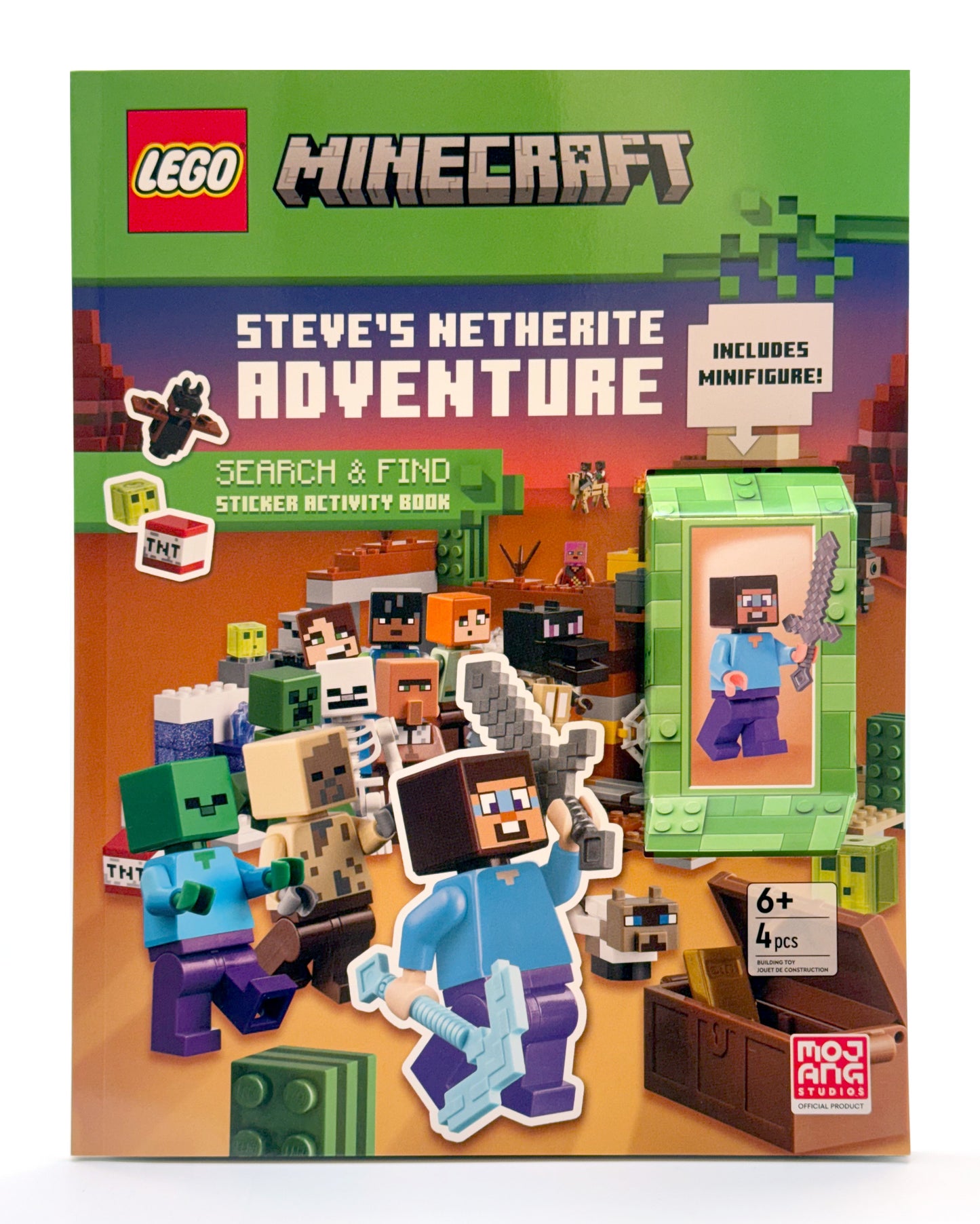 Steve'S Netherite Adventure (Lego Minecraft)
