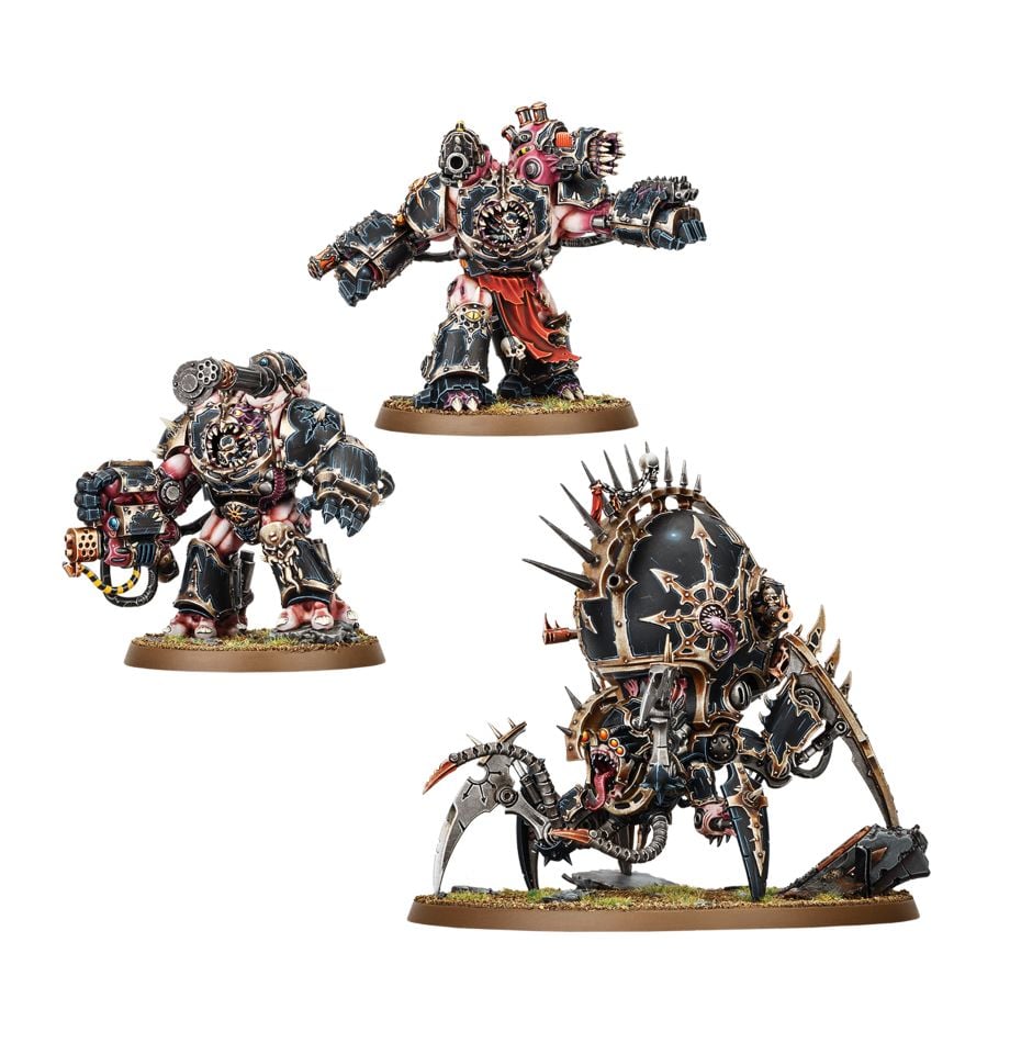 Warhammer 40K - Chaos Space Marines: Warpforged (Venomcrawler and Obliterators)