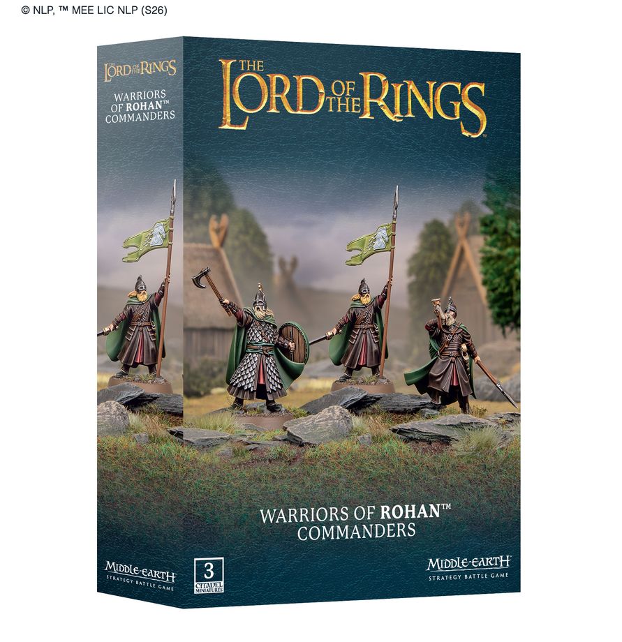 Lord of the Rings - Middle Earth Strategy Battle Game: Warriors of Rohan Commanders