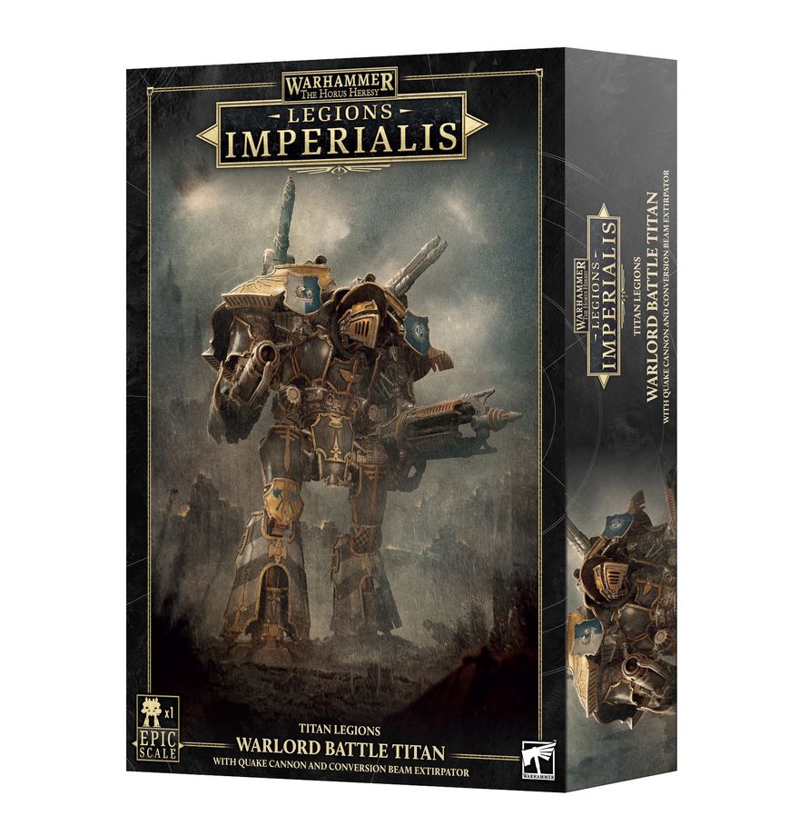 Horus Heresy - Legions Imperialis: Warlord Battle Titan with Quake Cannon and Conversion Beam Extirpator