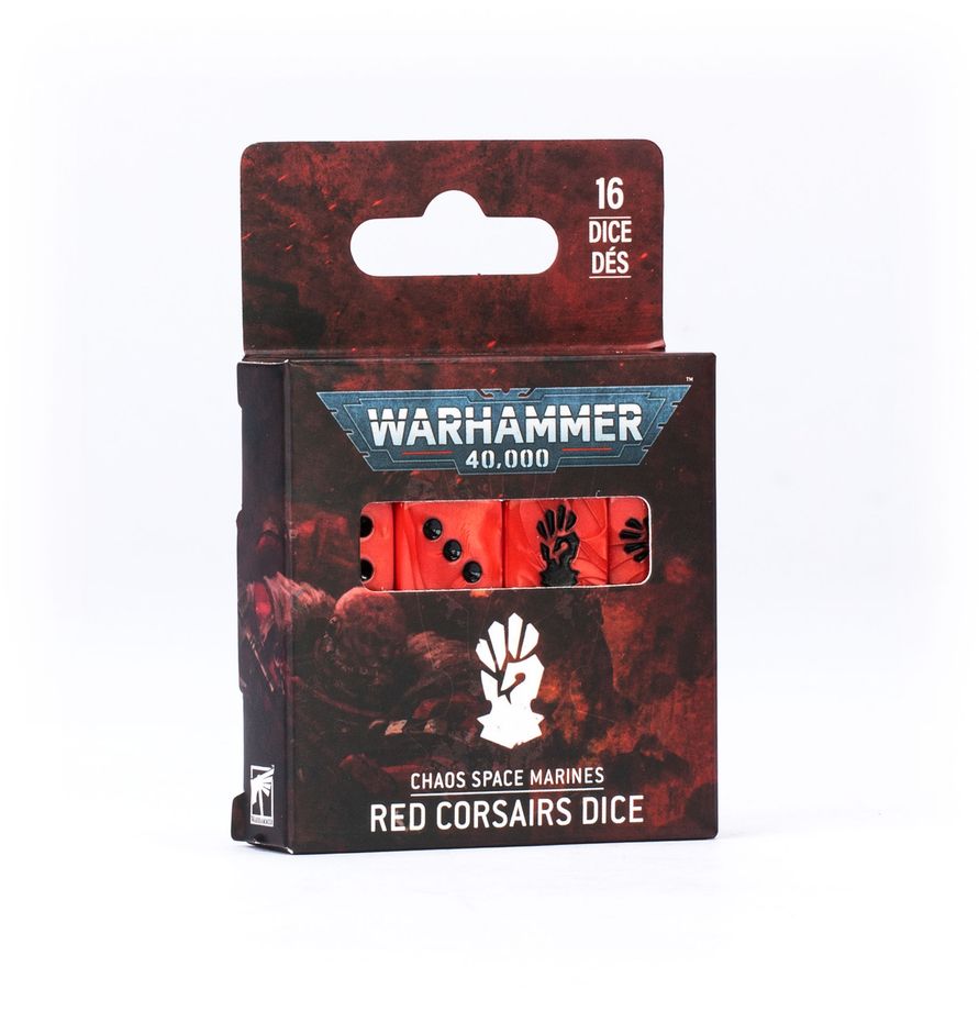 40K - Red Corsairs: Dice Set