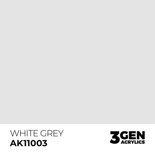 AK Interactive 3G Acrylic Paint: White Grey