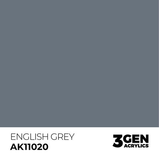 AK Interactive 3G Acrylic Paint: English Grey