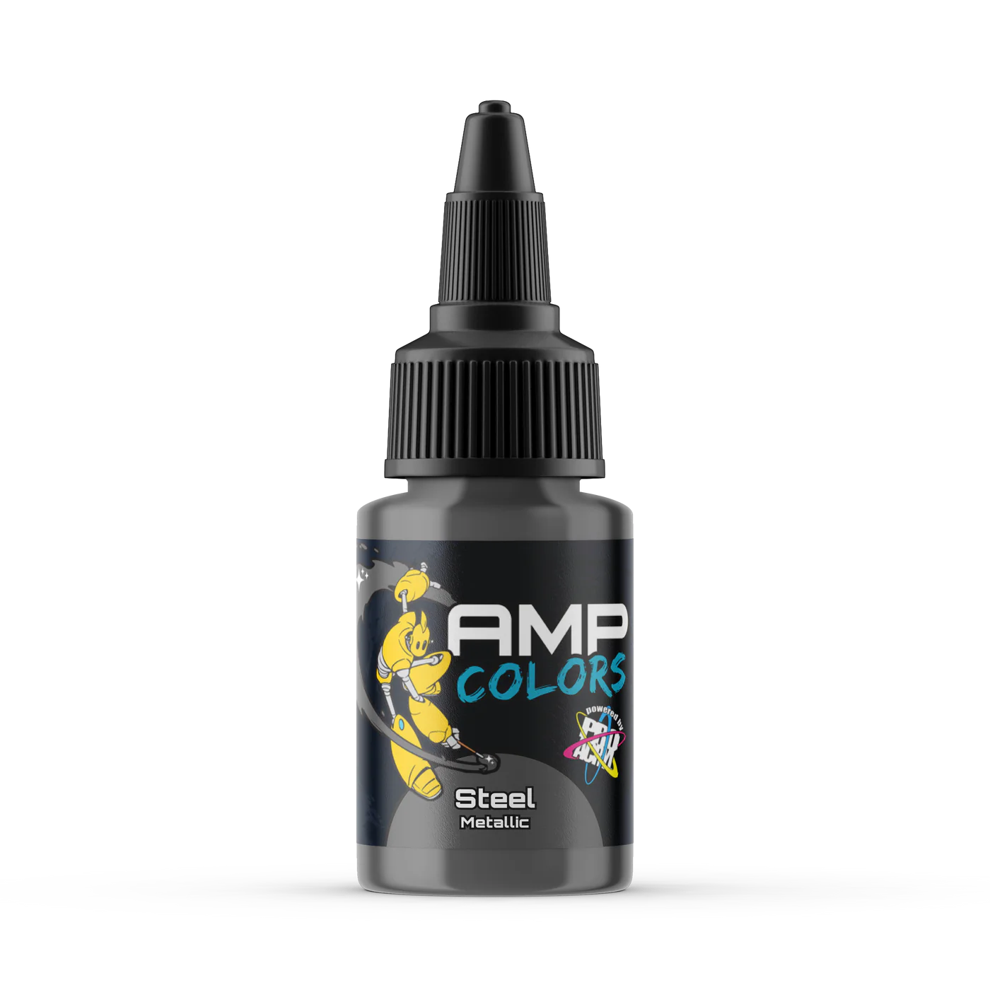 Monument Hobbies - Pro Acryl Paint, AMP Colors: Steel Metallic