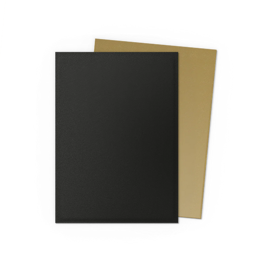 Dragon Shield - Dual Matte Black and Gold Sleeves (100ct)