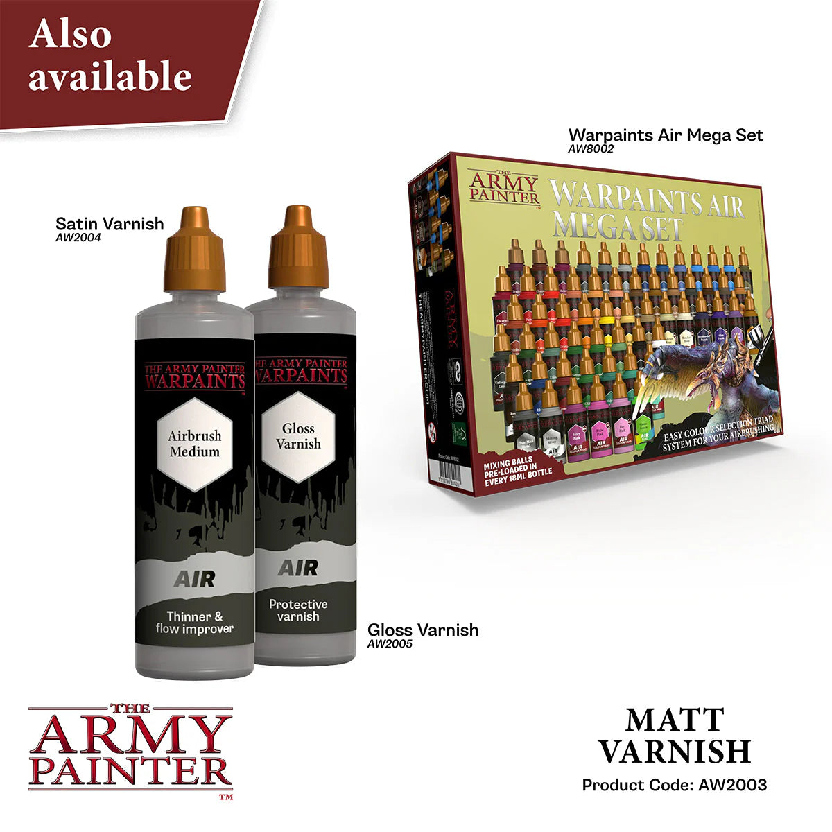 The Army Painter - Air Matt Varnish
