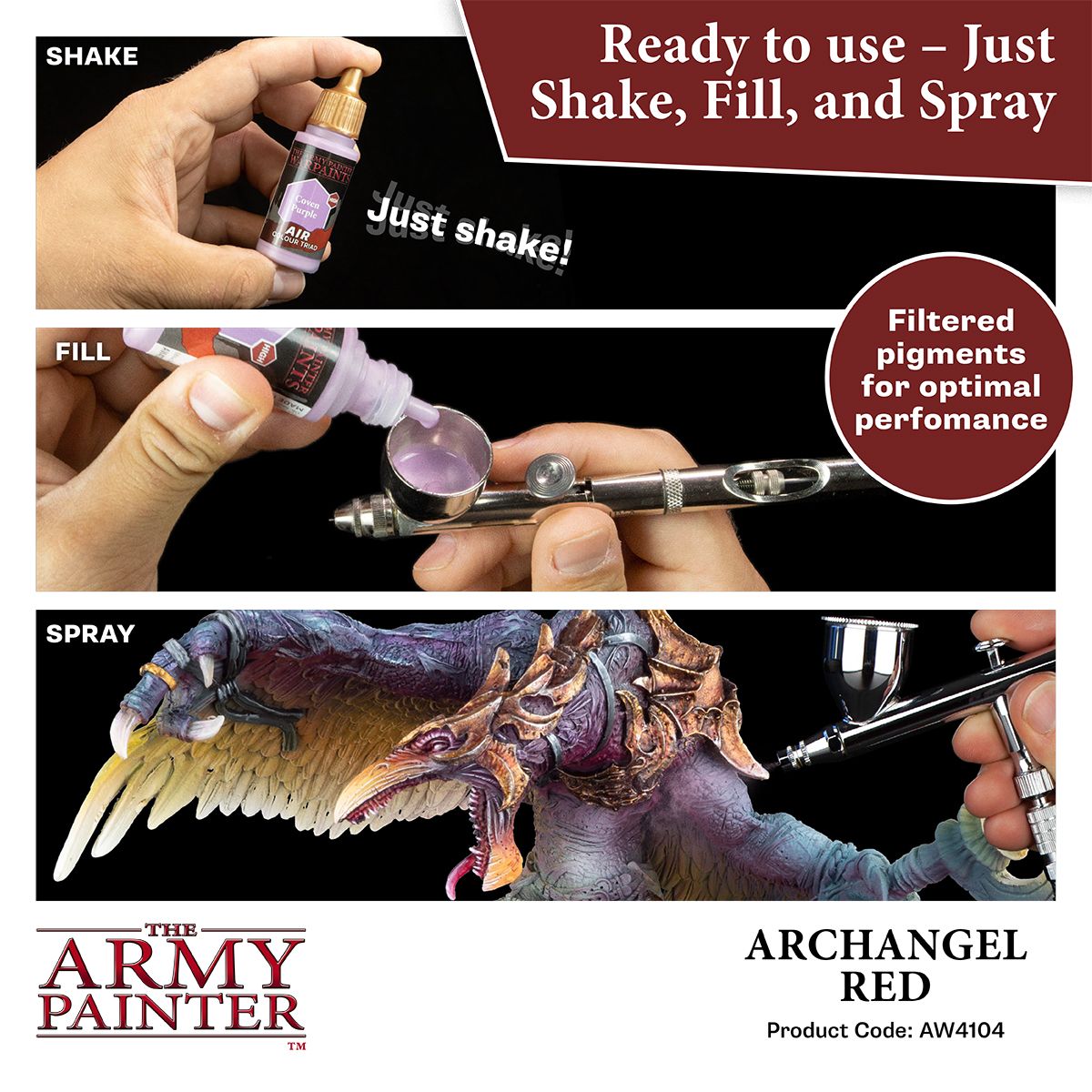 The Army Painter - Air Colour Triad Archangel Red
