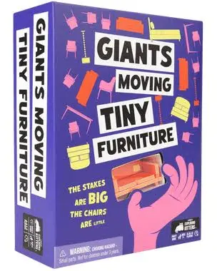 Giants Moving Tiny Furniture