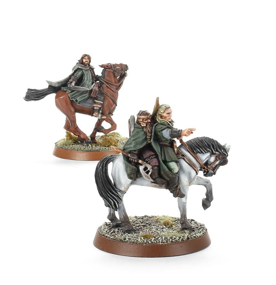 Lord of the Rings - Middle Earth - The Three Hunters Mounted