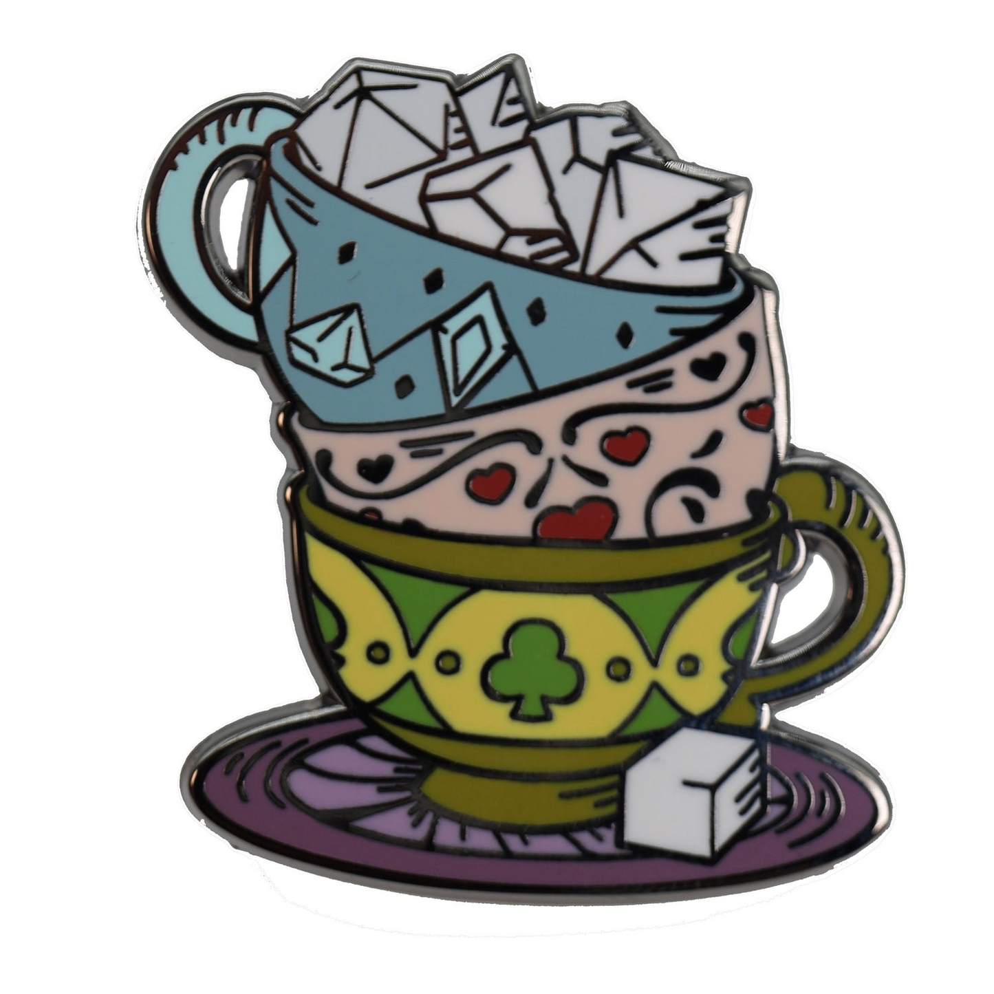 Alice’s Adventures in Diceland: Party of Tea - Enamel Pin