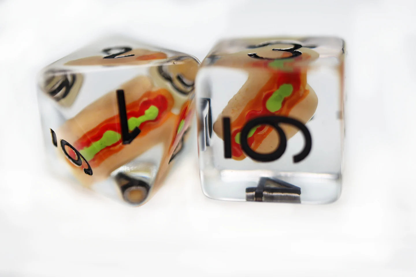 Foam Brain - Hot Dog RPG Dice Set