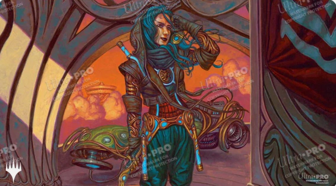 MTG- Aetherdrift: Sita Varma, Masked Racer Playmat