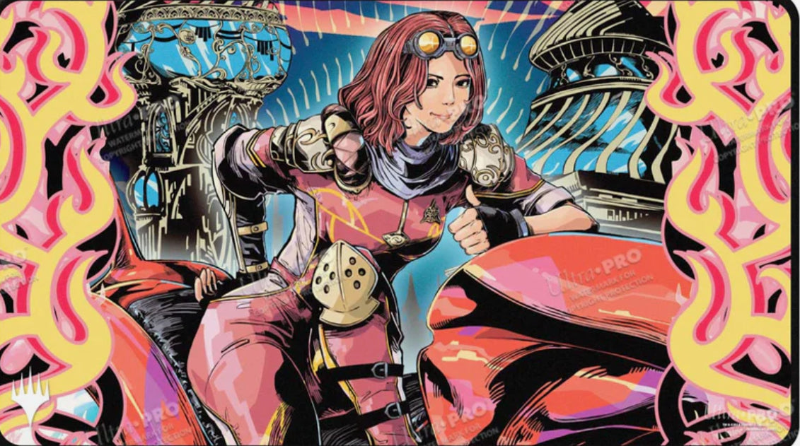 MTG- Aetherdrift: Chandra, Spark Hunter AR Enhanced Playmat