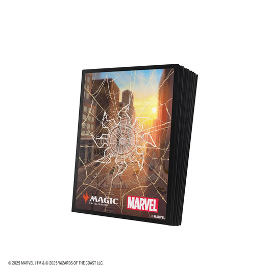 Magic: The Gathering | Marvel's Spider-Man Premium Art Sleeves - Spider-Man Plains