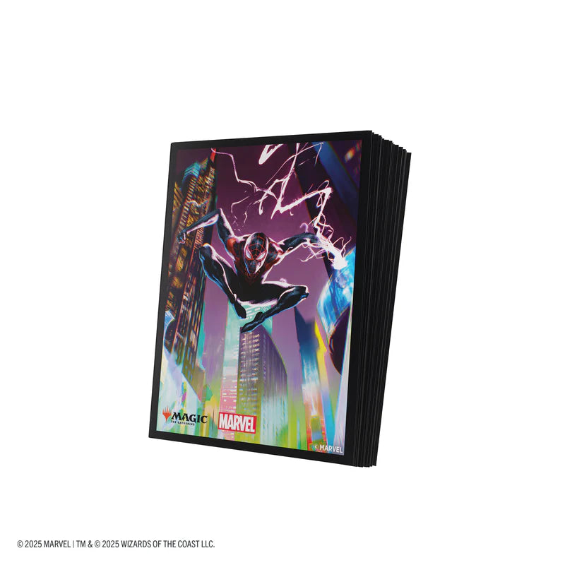 Magic: The Gathering | Marvel's Spider-Man Premium Art Sleeves - Spider-Man Miles Morales