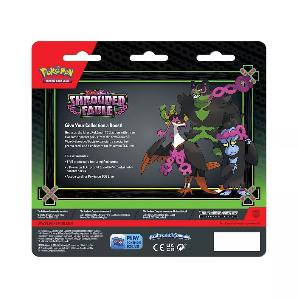 Pokémon Scarlet & Violet: Shrouded Fable 3-Pack Blister