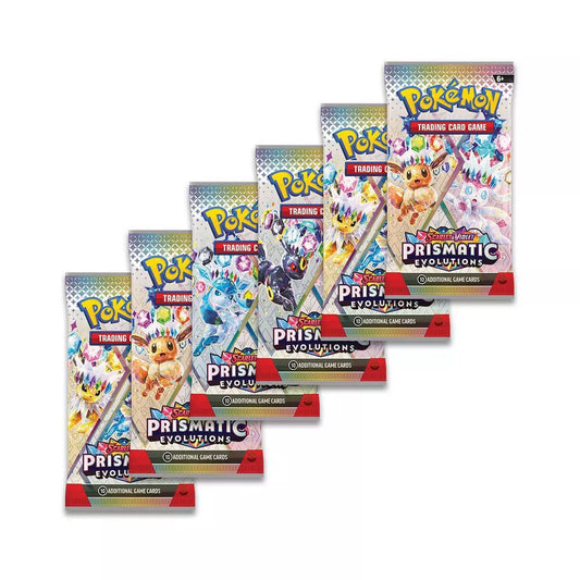 Pokémon - Prismatic Evolutions, Booster Bundle (6 packs)